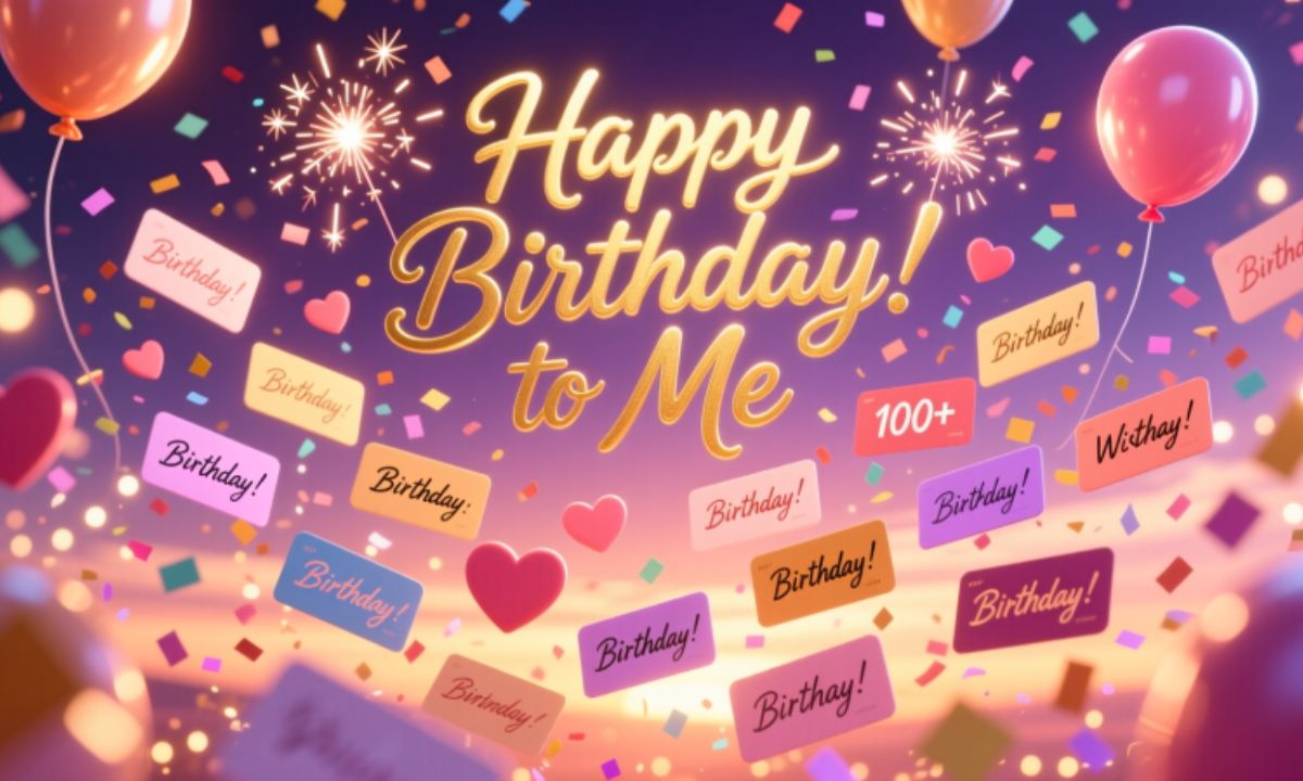 100+ Birthday Wishes for Myself – Happy Birthday to Me