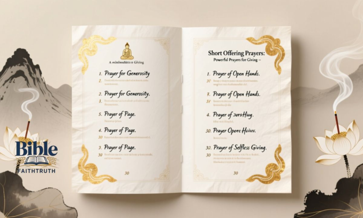 30 Short Offering Prayers Powerful Prayers for Giving (2)