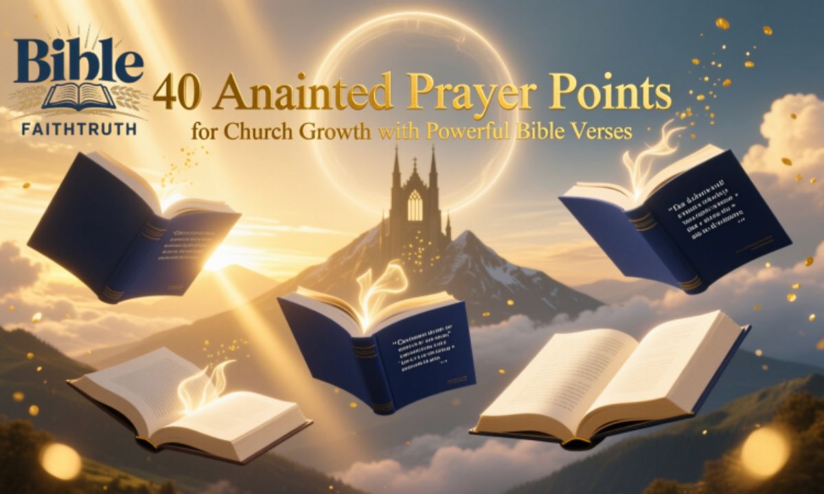 40 Anointed Prayer Points for Church Growth with Powerful Bible Verses