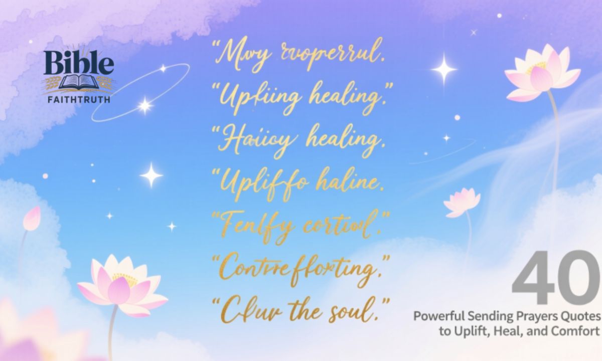 40 Powerful Sending Prayers Quotes to Uplift, Heal, and Comfort