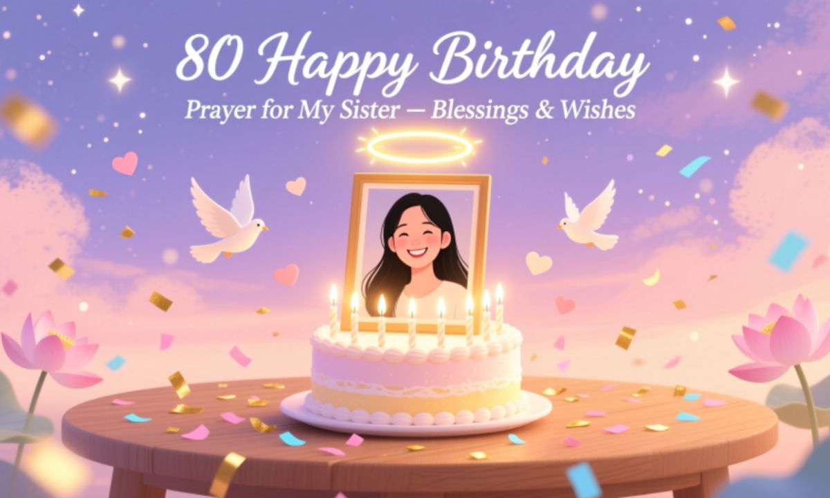 80 Happy Birthday Prayer for My Sister – Blessings & Wishes