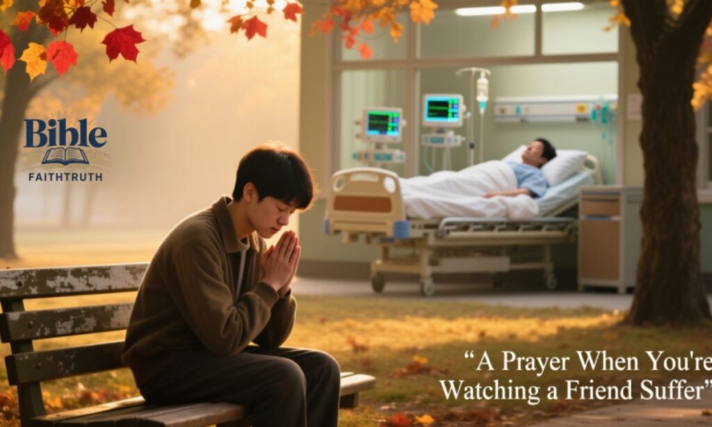 A Prayer When You're Watching a Friend Suffer