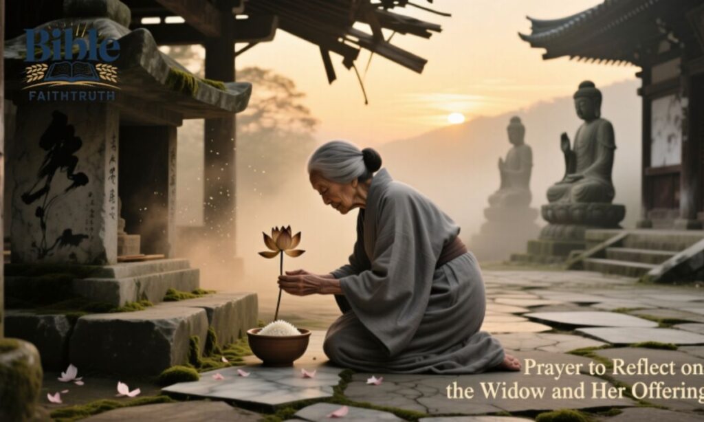 Prayer to Reflect on the Widow and Her Offering