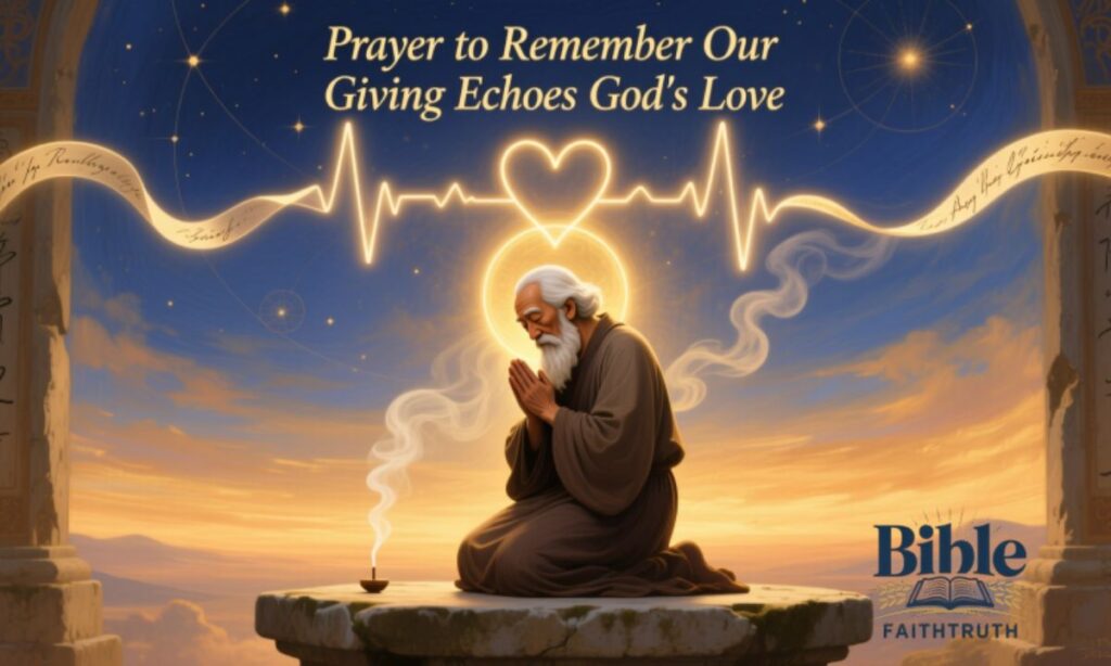 Prayer to Remember Our Giving Echoes God's Love