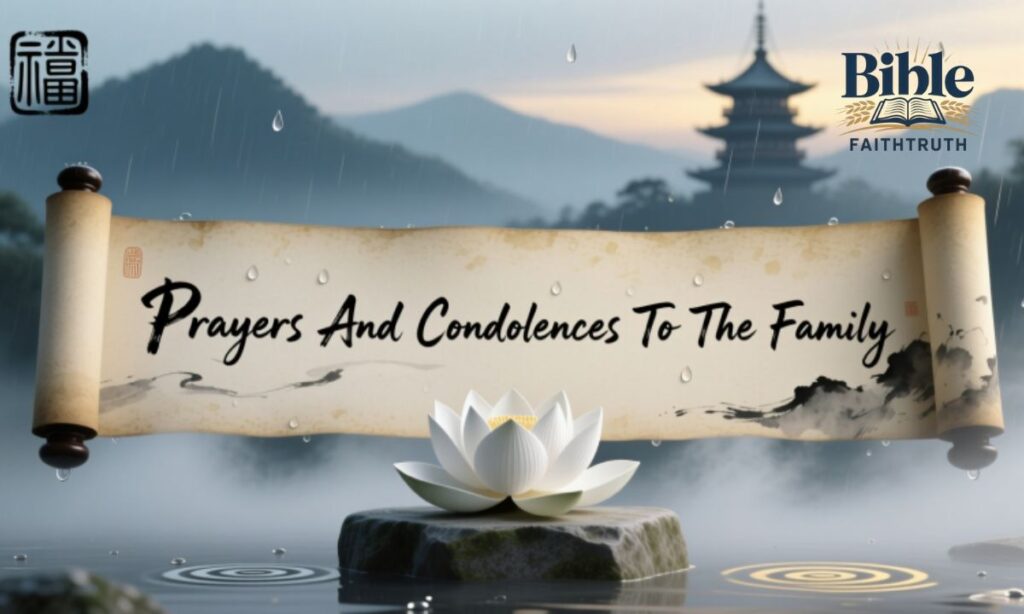 Prayers And Condolences To The Family