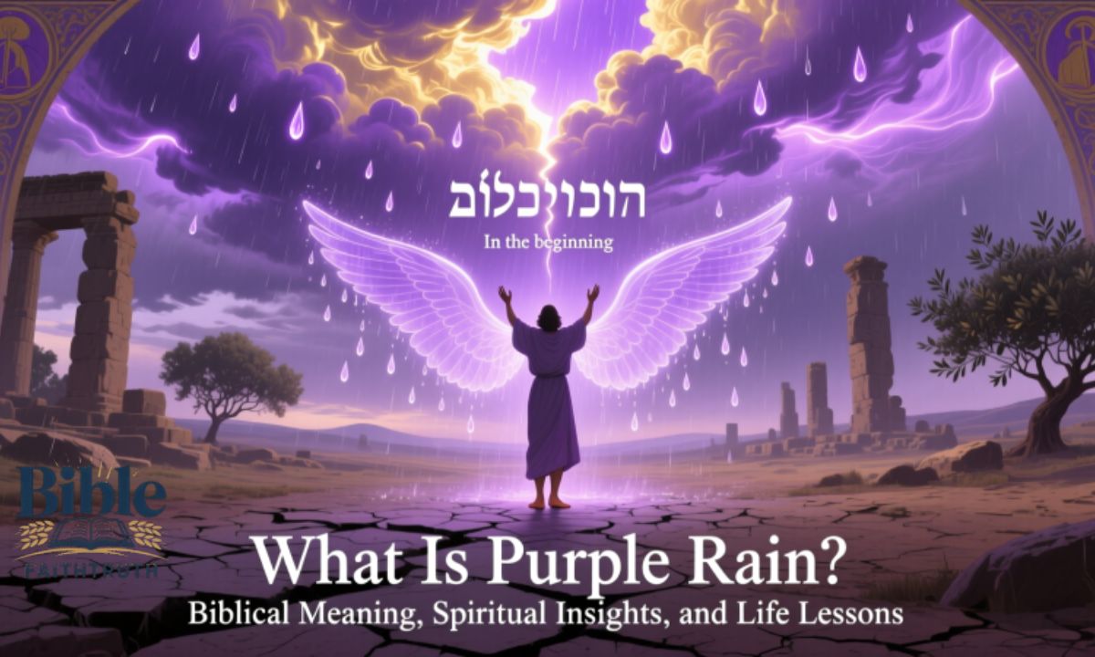 What Is Purple Rain Biblical Meaning, Spiritual Insights, and Life Lessons