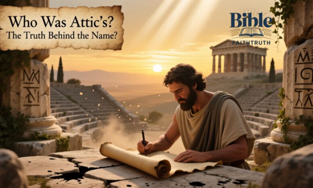 Who Was Attic's in the Bible Truth Behind the Name